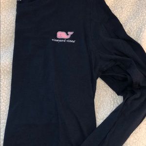 Vineyard Vines Long-Sleeve Navy T-shirt
